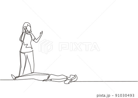 救急車 車 線画 簡単のイラスト素材