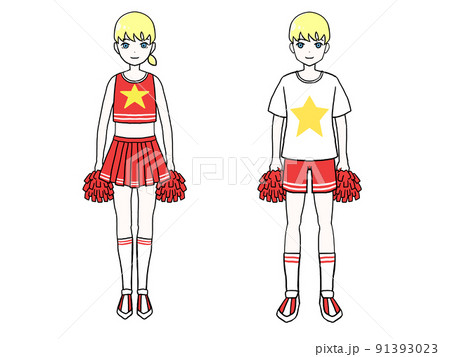応援 応援団のイラスト素材集 ピクスタ