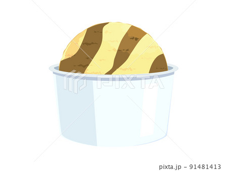 アイス アイスクリーム カップアイスのイラスト素材