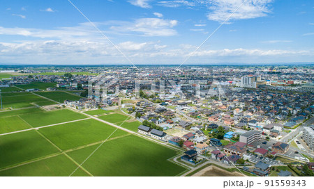 風景 街並み 空撮 宮城の写真素材 - PIXTA