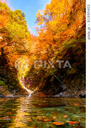 尾白川渓谷の写真素材 - PIXTA