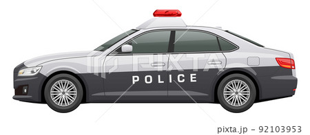 パトカーのイラスト素材集 ピクスタ