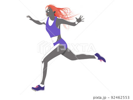 ランナーのイラスト素材