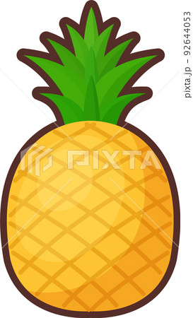 パイナップルのイラスト素材集 ピクスタ