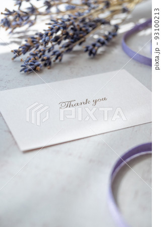 筆記体の英語の写真素材