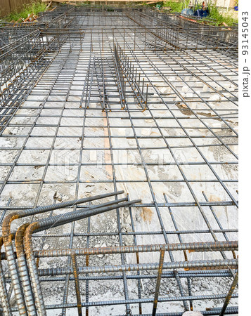 新築住宅の基礎工事のイメージ