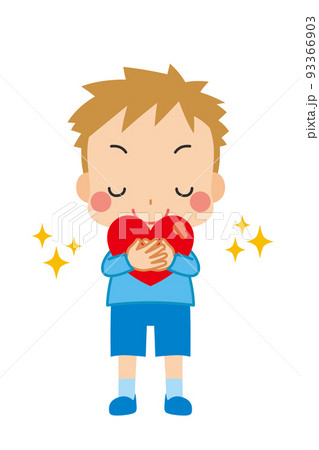抱きしめる ハートのイラスト素材 抱きしめる ハートのイラスト素材