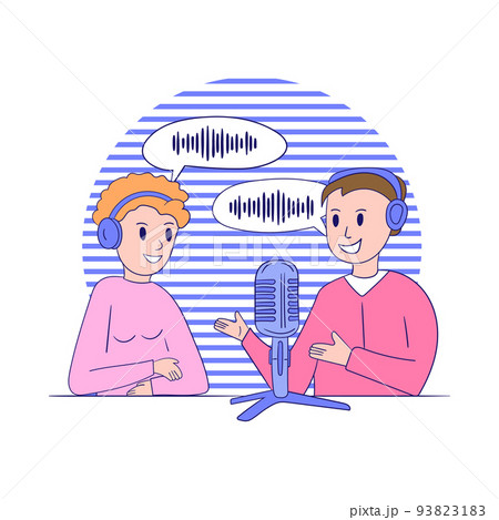音楽療法士のイラスト素材