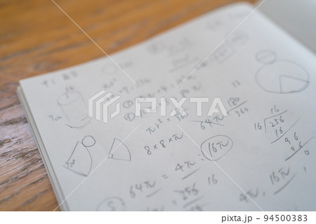 P 手書きの写真素材