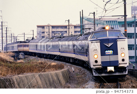 シュプール号 鉄道 583系 485系の写真素材 - PIXTA