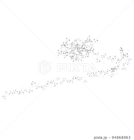 ティンカーベルのイラスト素材