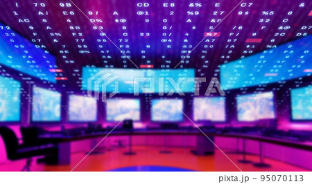 モニター 制御 システム ｃｇの写真素材