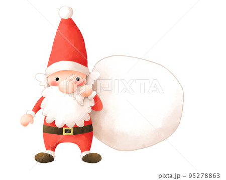 メリークリスマス クリスマス サンタ おじさんの写真素材 - PIXTA