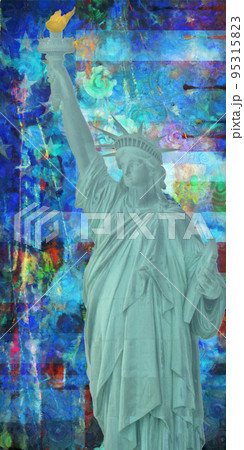 NYで購入した　自由の女神　銅像　置物　星条旗　　ニューヨーク　NY NYで購入した 自由の女神 銅像 置物 星条旗 ニューヨーク NY 自由の