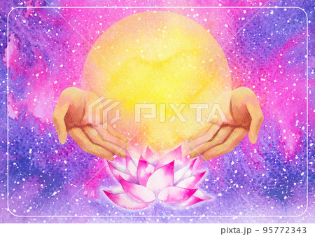Udana mudra. Hand spirituality hindu yoga of fingers gesture
