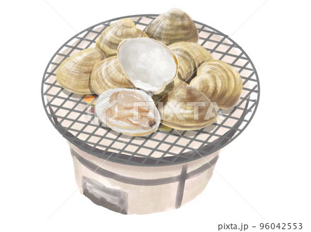 開いた貝のイラスト素材 - PIXTA