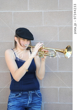 Girl Brass Instrument: Over 4,005 Royalty-Free Licensable Stock Photos
