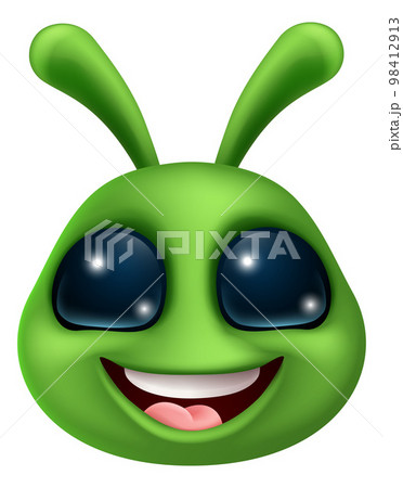 Alien Emoji Emoticon - Stock Illustration [19160726] - PIXTA