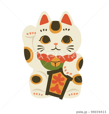 福猫　イラスト　絵 福猫のイラスト素材 - PIXTA