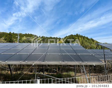 小規模な太陽光発電所のイメージ