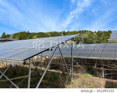 小規模の太陽光発電所のイメージ