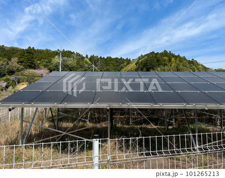 小規模の太陽光発電所のイメージ