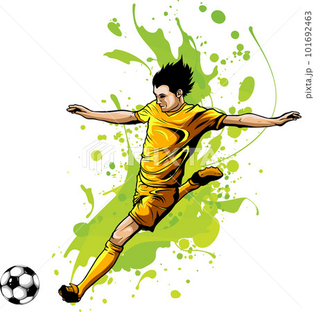 American Football Player Actions Poses Stick - Stock Illustration  [75832498] - PIXTA