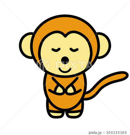 敬礼してる猿 海上保安庁 on X