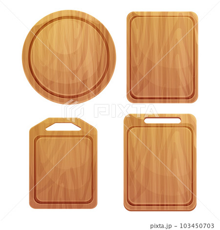 Vector colorful illustration or icon of chopping board 2714709