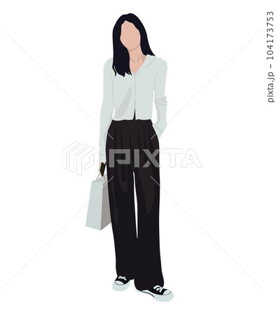 Fashion Shirt White Woman Stock Illustrations – 27,067 Fashion Shirt White  Woman Stock Illustrations, Vectors & Clipart - Dreamstime - Page 14