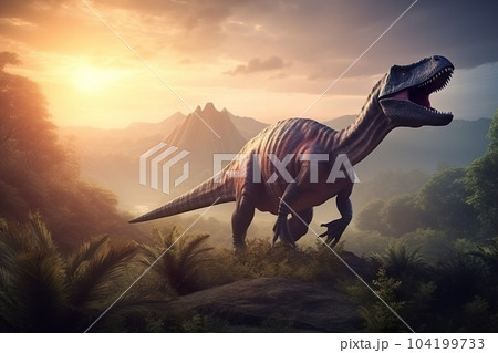 Chrome dino t-rex dont touch sign Royalty Free Vector Image