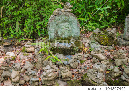 自然石道祖神の写真素材 - PIXTA