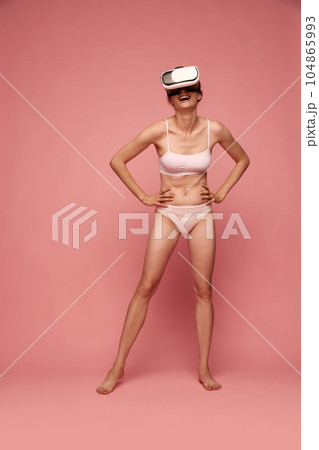 beautiful young nude woman. girl in sexy underwear - Stock Photo [28266584]  - PIXTA