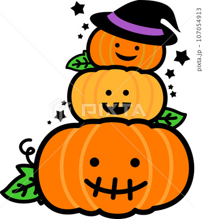 カボチャとお化けのイラスト素材 - PIXTA