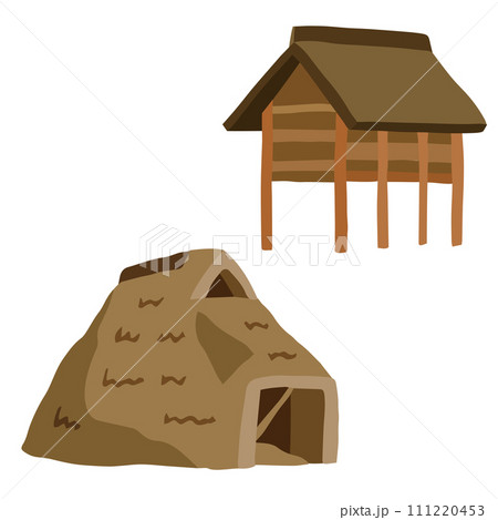 覚醒した高床式倉庫のイラスト 高床倉庫のイラスト素材 - PIXTA
