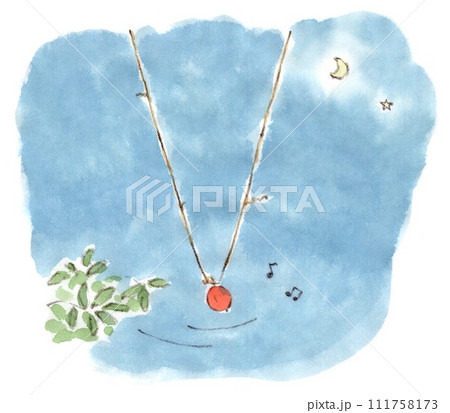 烏瓜 水彩画のイラスト素材 - PIXTA