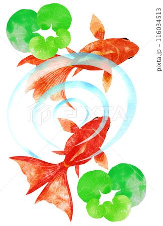 水草切り絵のイラスト素材 - PIXTA