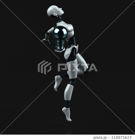 女性 アンドロイド ロボット セクシーの写真素材 - PIXTA