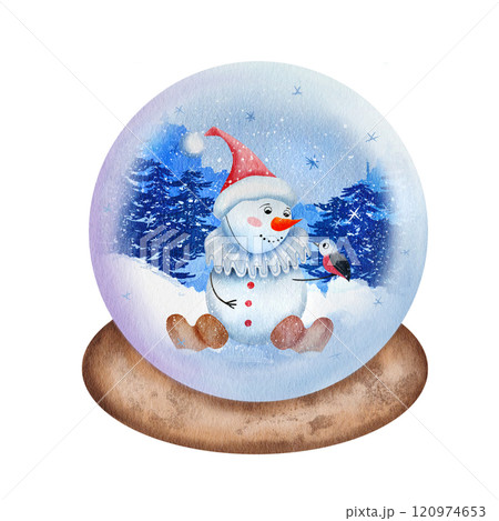 クリスマス 水彩画 雪だるま hqdefault.jpg