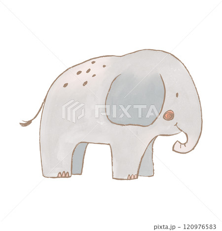 ぞう ゾウ 象 水彩画のイラスト素材 - PIXTA