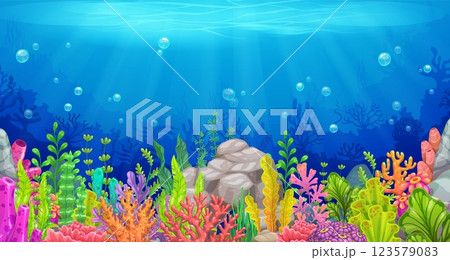 絵画　ANNA.k 海、イソギンチャク 水中 イソギンチャク 海中 水槽のイラスト素材 - PIXTA