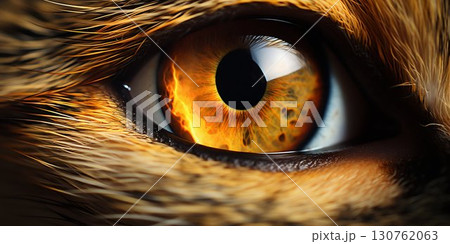金色の瞳の写真素材 - PIXTA