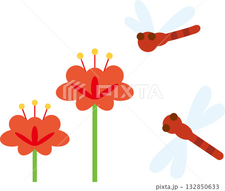 曼珠沙華のイラスト素材 - PIXTA