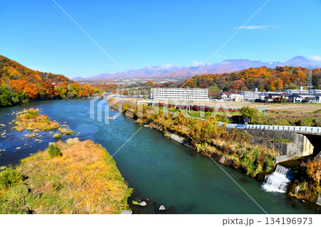 千曲川 風景の写真素材 - PIXTA