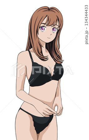 水着女性のイラスト素材 - PIXTA