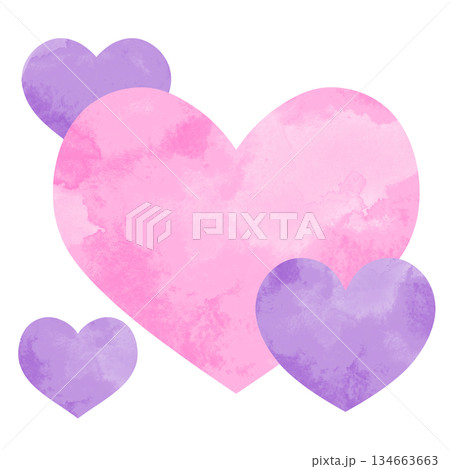 ピンクのハートのイラスト素材 - PIXTA