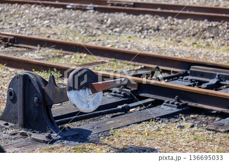 ポイント手動切り替えの写真素材 - PIXTA