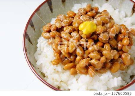 なっとう 納豆 ごはん 日本食の写真素材 - PIXTA
