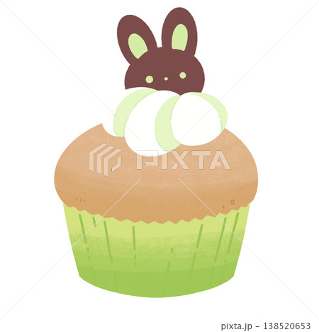 うさぎ ウサギ 兎 カップケーキのイラスト素材 - PIXTA
